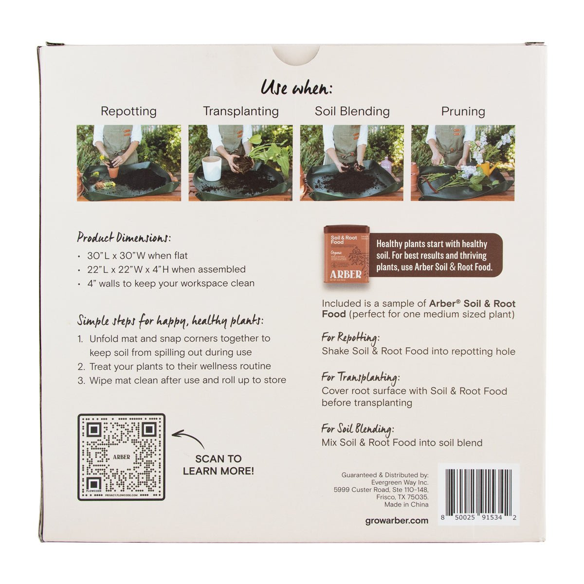 Repotting Mat - Arber
